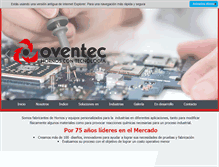 Tablet Screenshot of oventec.com